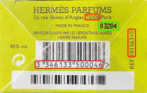 no batch code on hermes perfume|hermes perfume by batch code.